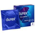 Durex Classic, prezervative clasice netede, 3 bucăți