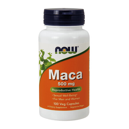 Now Foods Maca, 100 capsule vegetariene