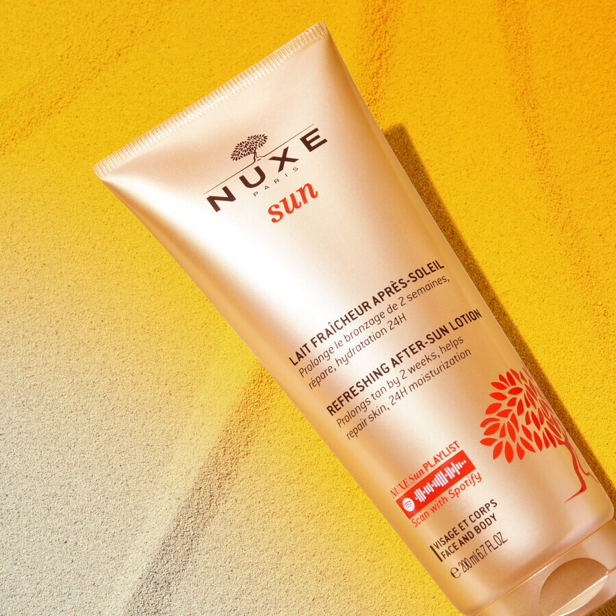 Nuxe Sun, bálsamo refrescante para después del sol para el cuidado del rostro y el cuerpo, 200 ml