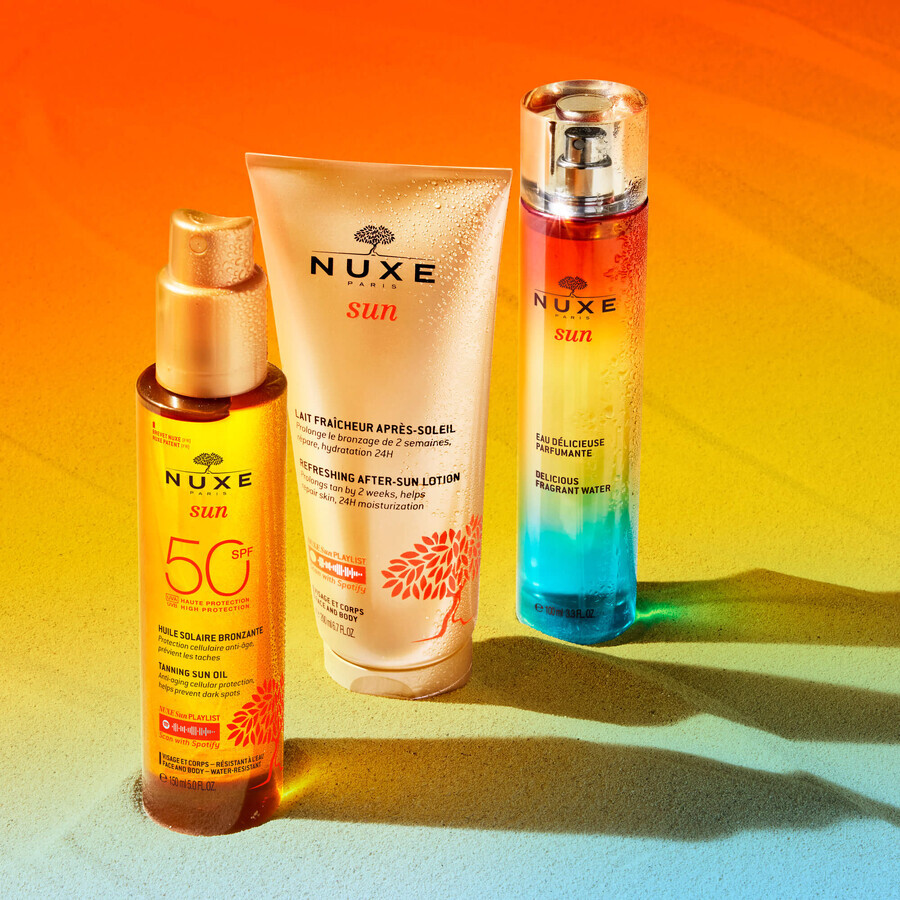 Nuxe Sun, bálsamo refrescante para después del sol para el cuidado del rostro y el cuerpo, 200 ml