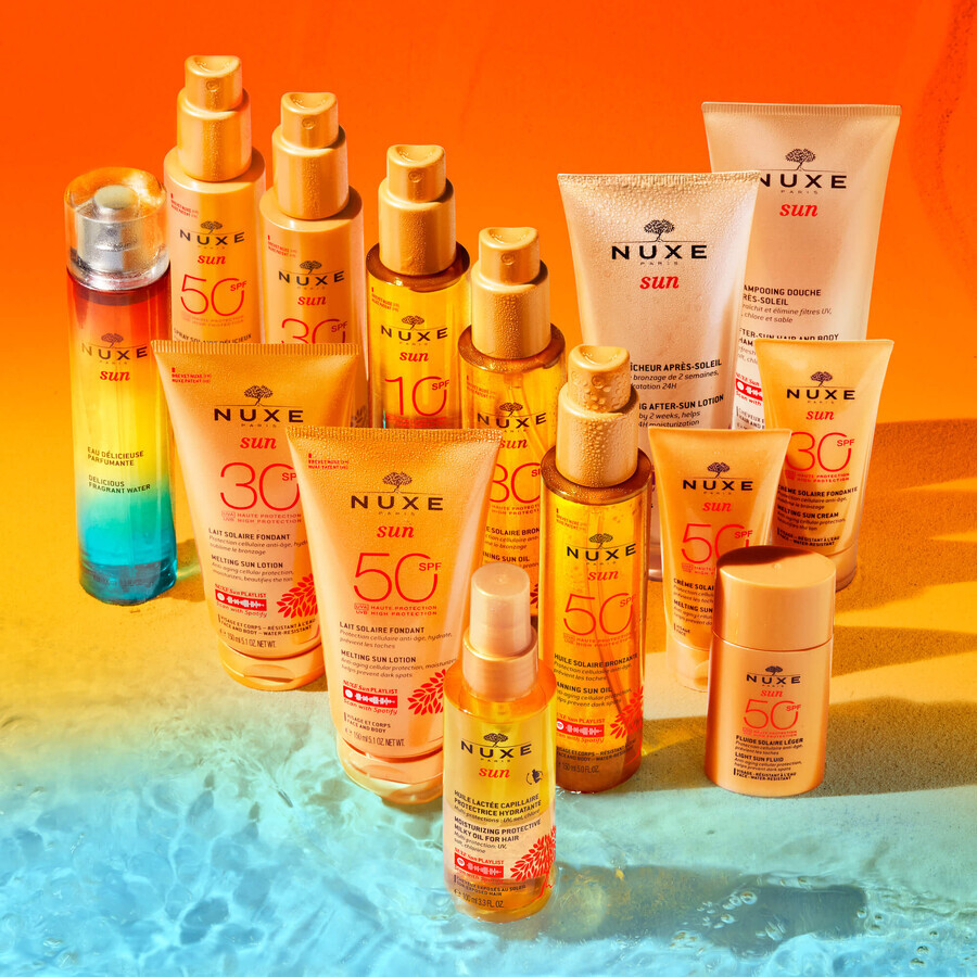 Nuxe Sun, bálsamo refrescante para después del sol para el cuidado del rostro y el cuerpo, 200 ml