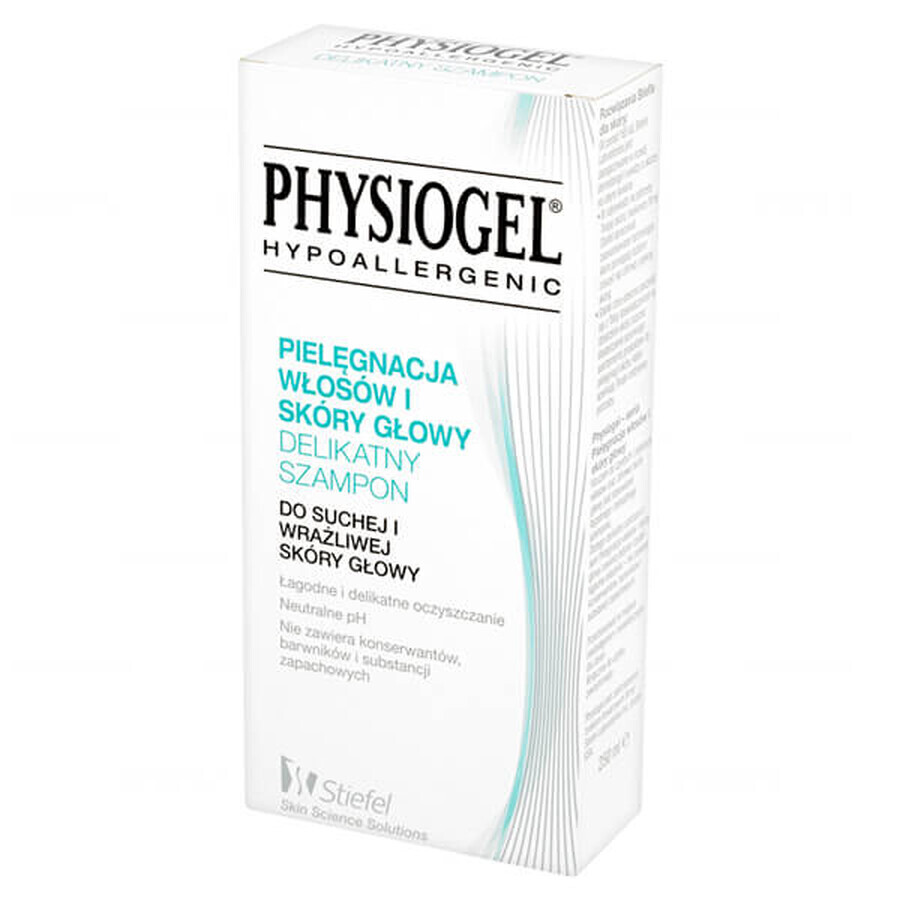 Physiogel, shampoo delicato per cuoio capelluto secco e sensibile, 250 ml