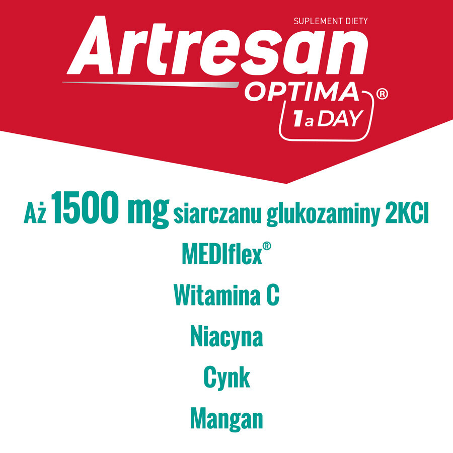 Artresan Optima 1 pe zi, 30 comprimate