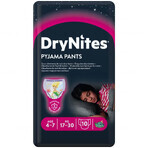 Huggies DryNites Girls, nachtslip, voor meisjes, 4-7 jaar, 17-30 kg, 10 stuks