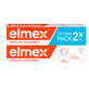 Elmex Against Caries, pastă de dinți cu fluorură de amine, 2 x 75 ml