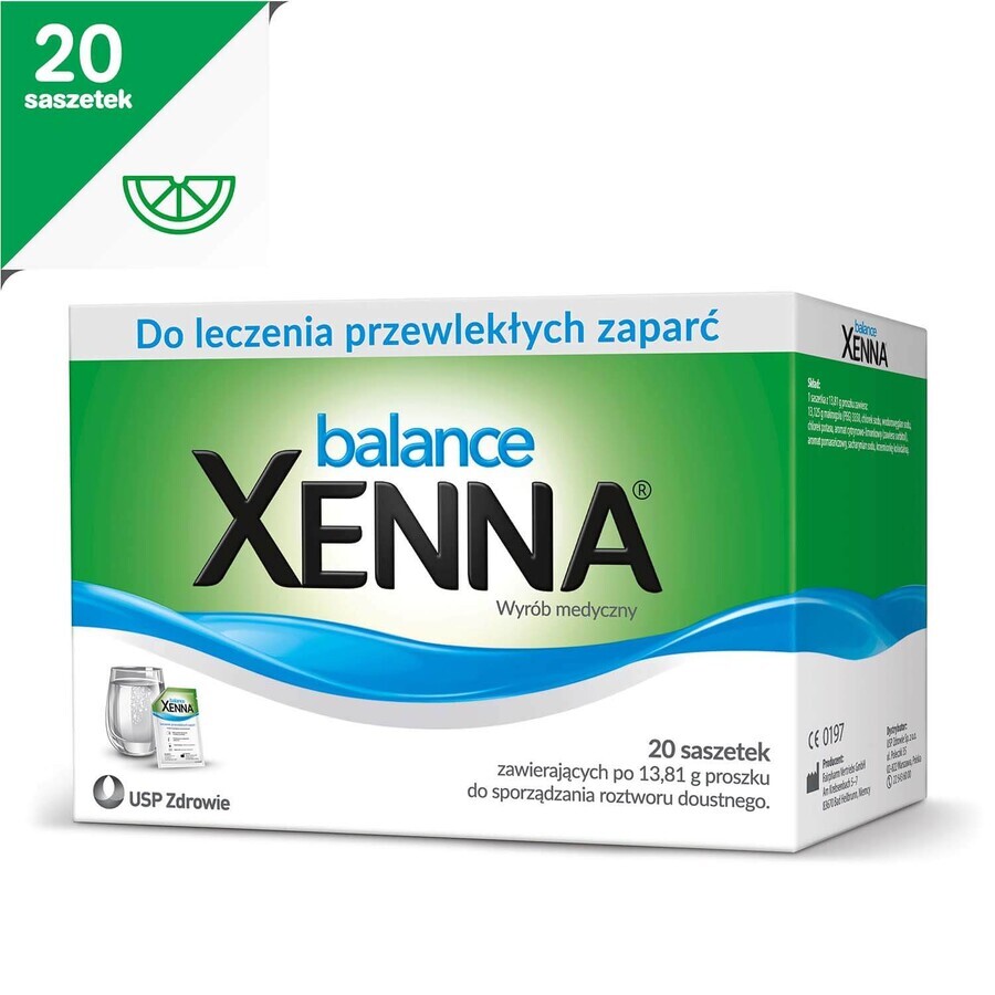 Xenna Balance, pulbere pentru soluție orală, 20 plicuri