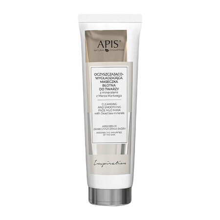 Apis Inspiration Dead Sea Mud, mască de față purificatoare și netezitoare, 100 ml