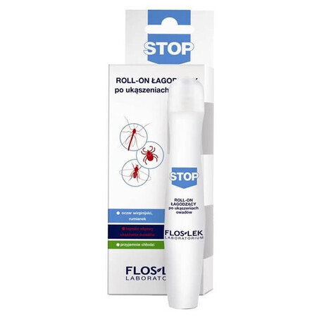 Flos-Lek Stop, roll-on calmant după înțepături de insecte, 15 ml