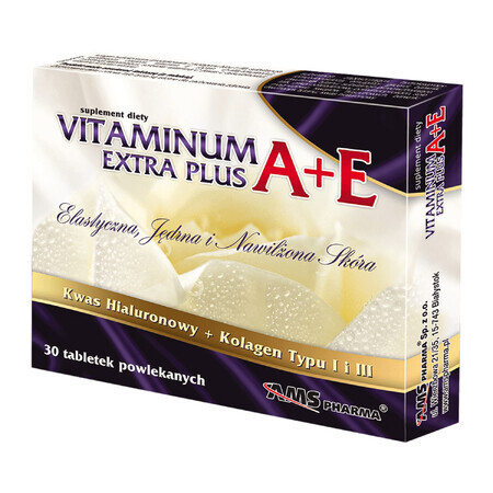 Vitaminum A+E Extra Plus, 30 comprimate