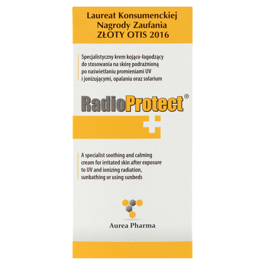 RadioProtect, speciale verzachtende crème voor de huid na bestraling, zonnebaden en solarium, 50 ml