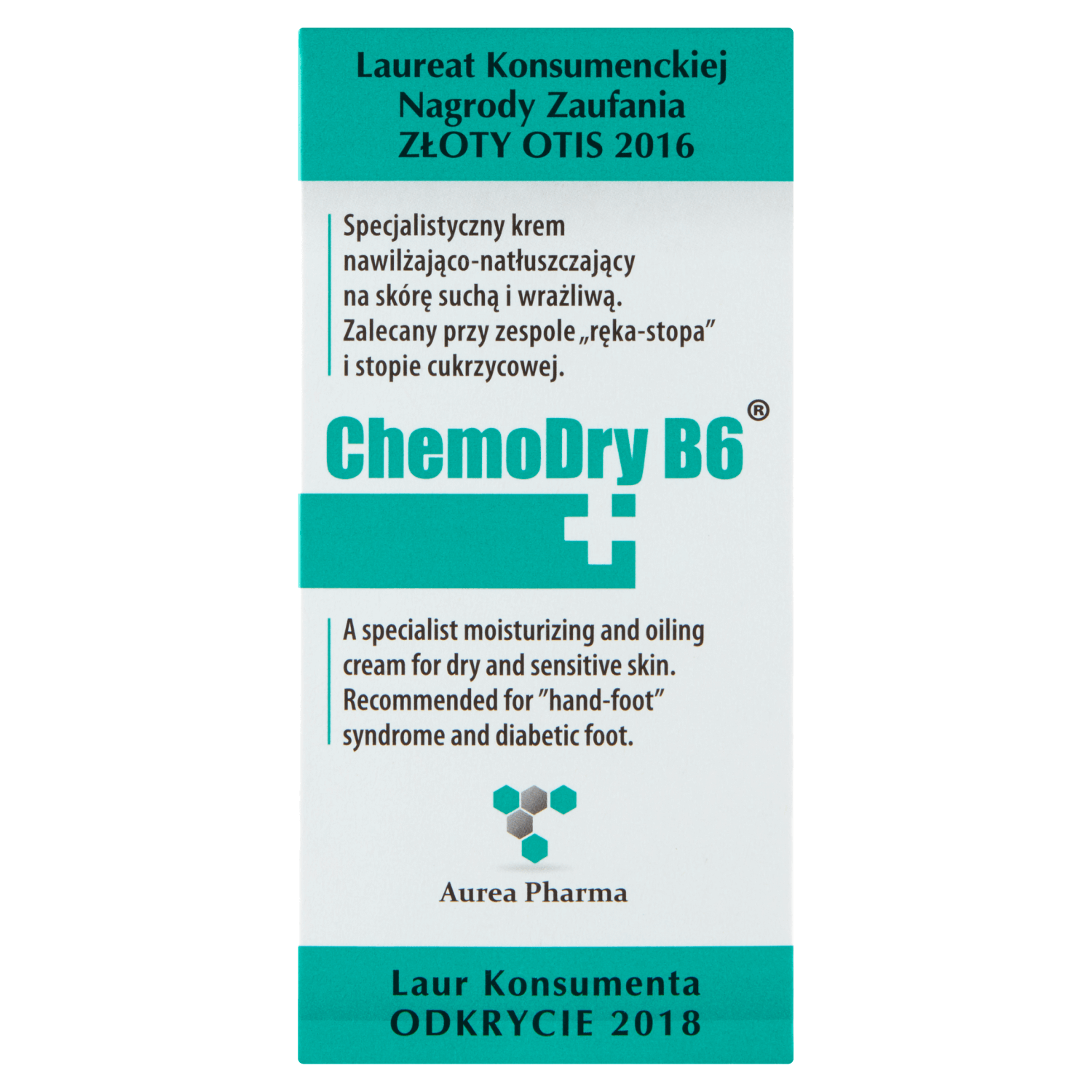 Chemodry B6, cremă hidratantă și lubrifiantă specializată pentru pielea uscată, sensibilă și iritată, 50 ml