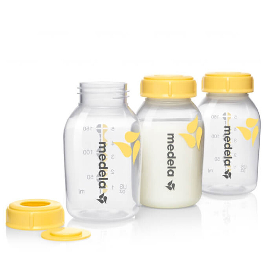 Medela, borstvoedingsfles, 3 x 150 ml