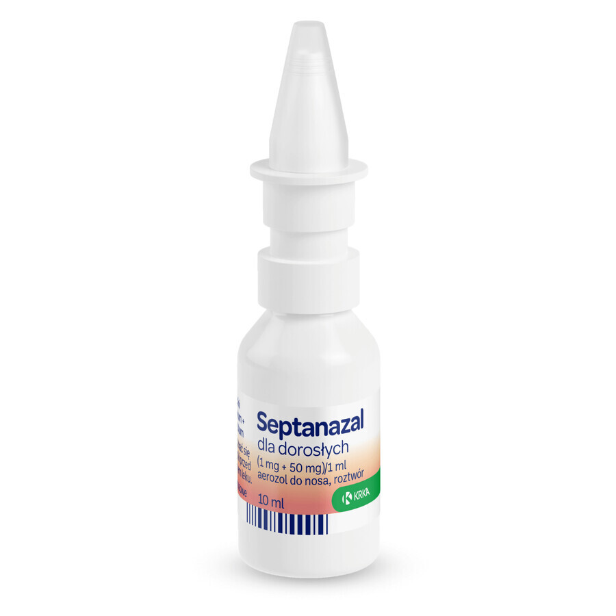 SeptaNazal pentru adulți (1 mg + 50 mg)/ml, spray nazal, 10 ml