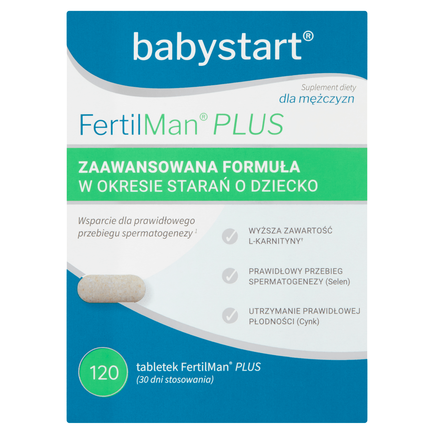 Babystart FertilMan Plus, 120 comprimate