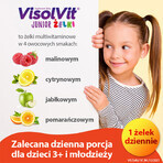 VisolVit Junior, gelatina, sabor fruta, 50 unidades