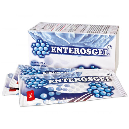 Enterosgel, suspensie orală, 15 g x 10 plicuri