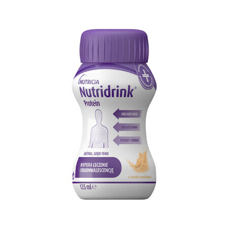 Nutridrink Protein, aromă de vanilie, 4 x 125 ml