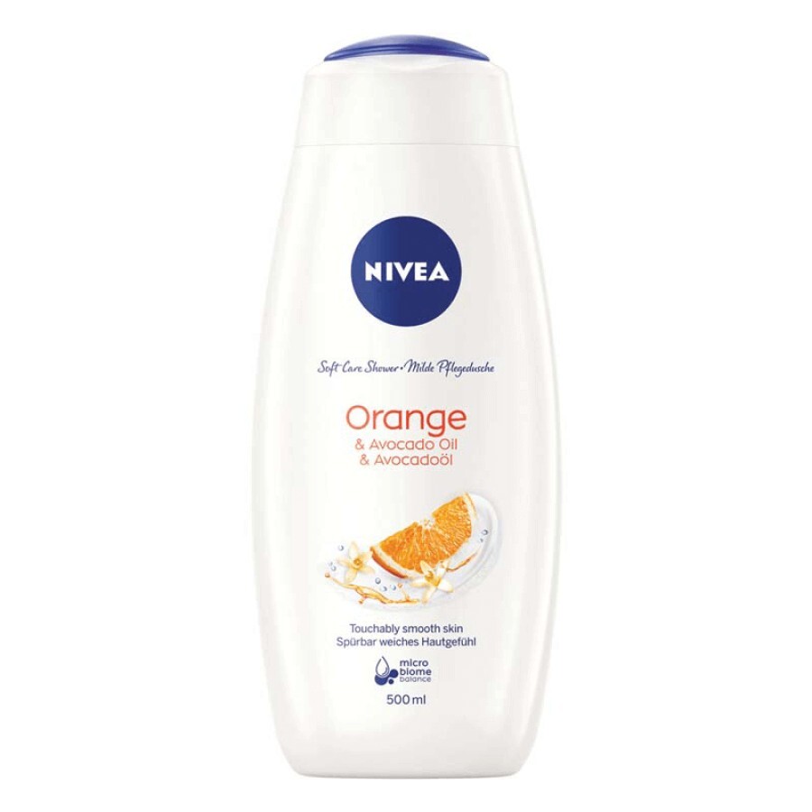 Gel de dus Care & Orange, 750 ml, Nivea