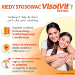 VisolVit Junior Orange, pulbere efervescentă, aromă de portocale, 30 pliculețe