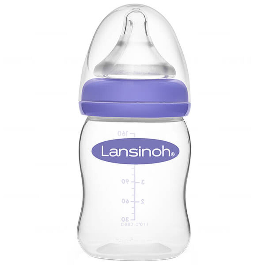 Lansinoh, NaturalWave flacon tetină debit lent, 160 ml