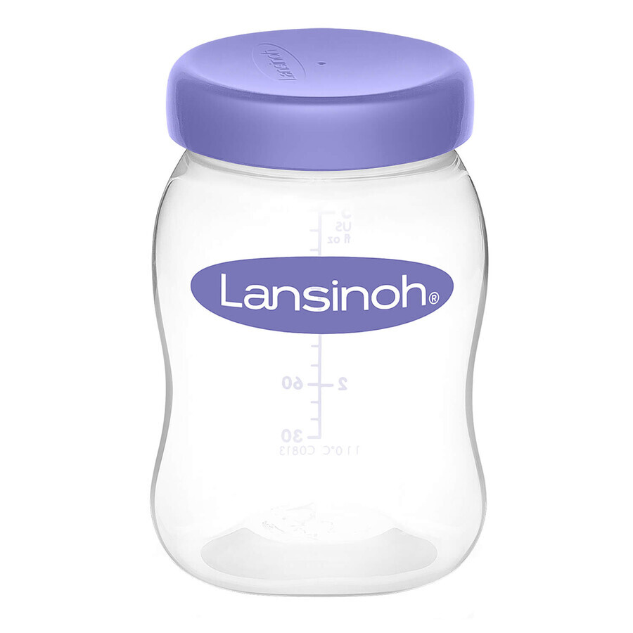 Lansinoh, Flaschen zur Aufbewahrung von Muttermilch, 4 x 160 ml