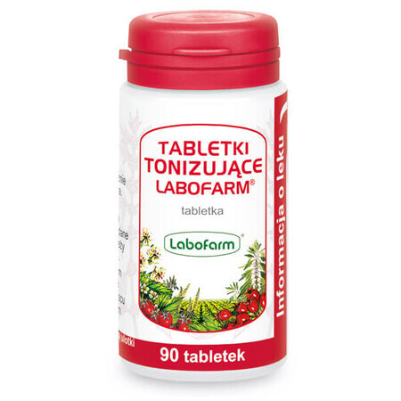 Compresse toniche Labofarm 150 mg + 30 mg + 100 mg + 40 mg, 90 compresse