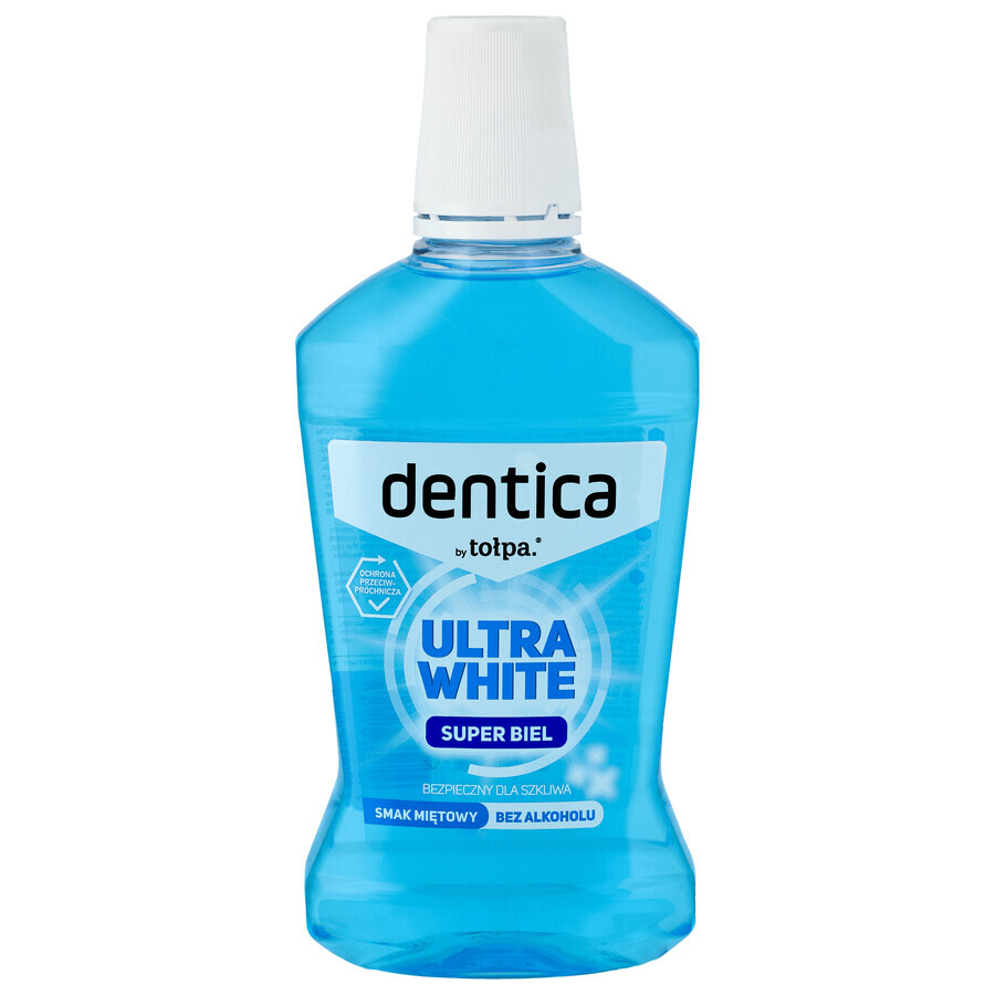 Dentica, apă de gură, Ultra White, 500 ml