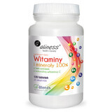 Aliness Vitamine &amp; Minerale 100%, 120 comprimate