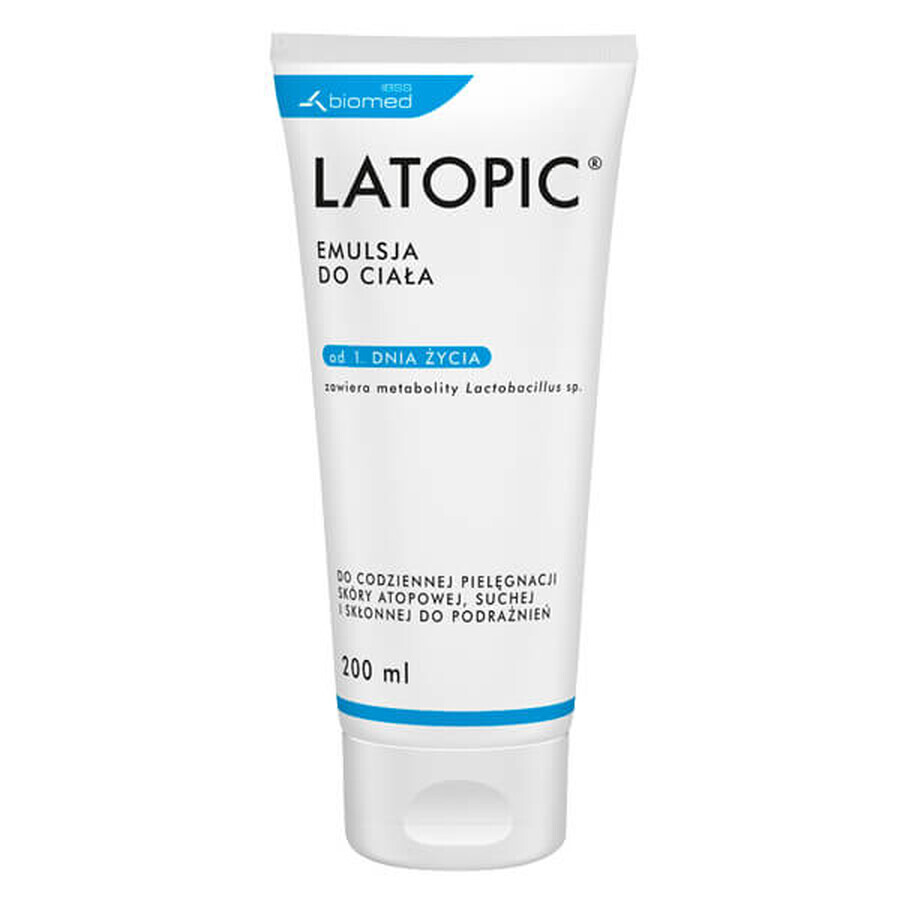 Latopic, emulsión corporal, a partir del 1 día de edad, 200 ml