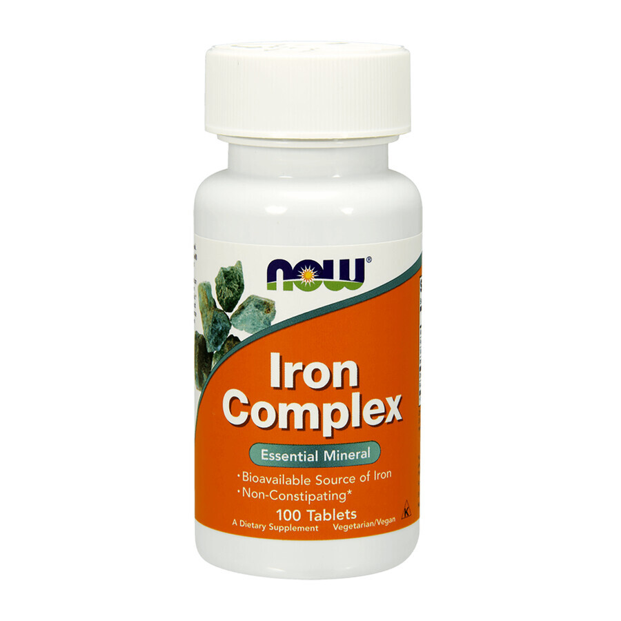 Now Foods Complex de fier, 100 comprimate