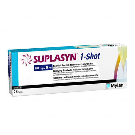 Suplasyn 1-Shot 60 mg/ 6 ml, soluzione iniettabile, siringa da 6 ml x 1 fiala