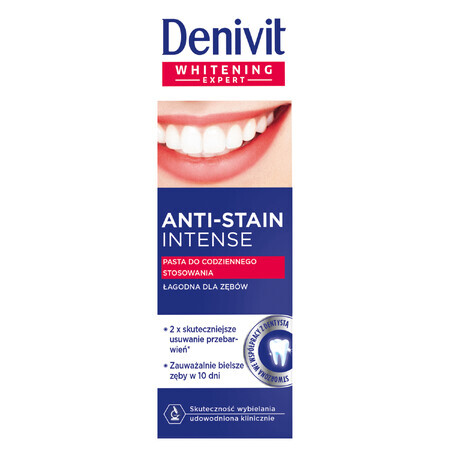 Denivit, pastă de dinți, Antistain Intense, 50 ml