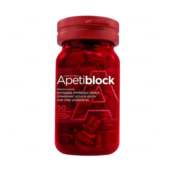 Apetiblock, aromă de cireșe și zmeură, 50 pastiluțe