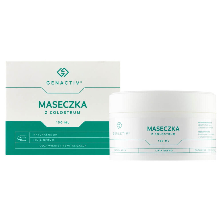 Genactiv, mască facială cu colostru, 150 ml