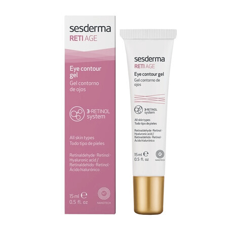 Sesderma Reti-Age, crema-gel per occhi e contorno occhi, 15 ml