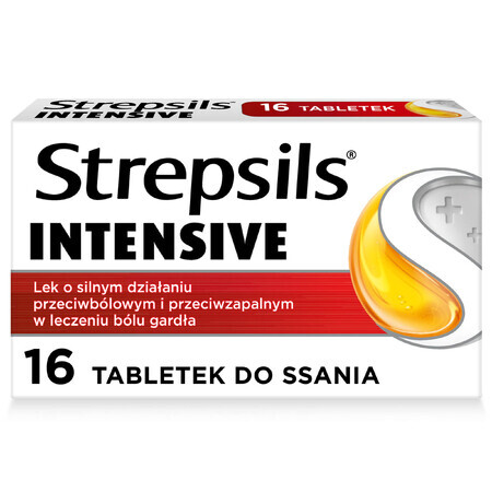 Strepsils Intensiv 8,75 mg, 16 pastile