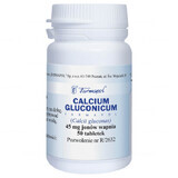 Calcium Gluconicum Farmapol 45 mg, 50 comprimate