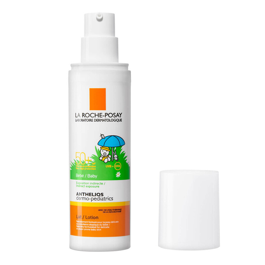 La Roche-Posay Anthelios Dermo-Pediatrics, lapte protector pentru față și corp de la 6 luni, SPF 50+, 50 ml