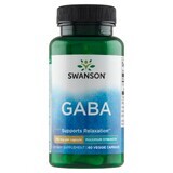 Swanson GABA, acid gamma aminobutiric 750 mg, 60 capsule