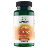 Swanson Acid folic, Acid folic 800 μg, 250 capsule