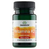 Swanson K-2, vitamina K 100 µg, 30 capsule gel