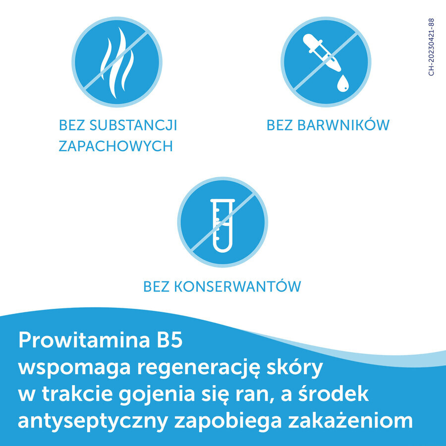 Bepanthen Plus (50 mg + 5 mg)/g, cremă antiseptică pentru răni, 30 g