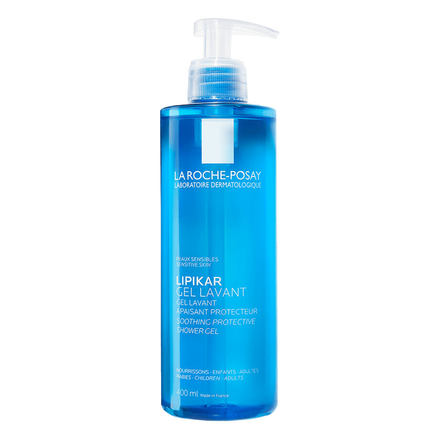 La Roche-Posay Lipikar, gel de curățare pentru calmarea și protejarea pielii, 400 ml