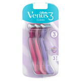 Gillette Venus 3, aparat de ras pentru femei, de unică folosință, mix, 3 bucăți