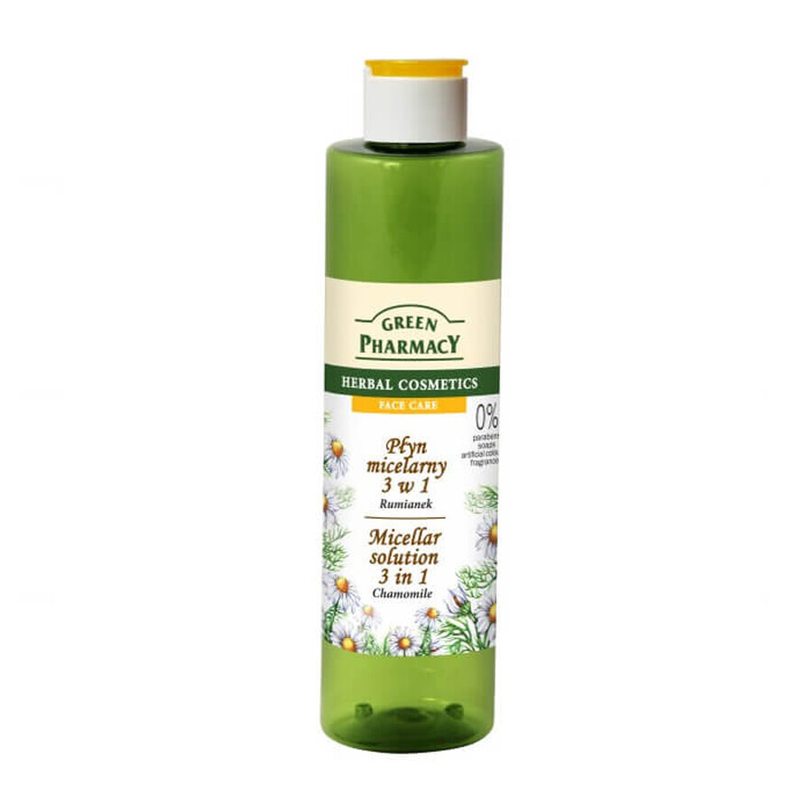 Green Pharmacy, Loțiune micelară 3în1, mușețel, 250 ml