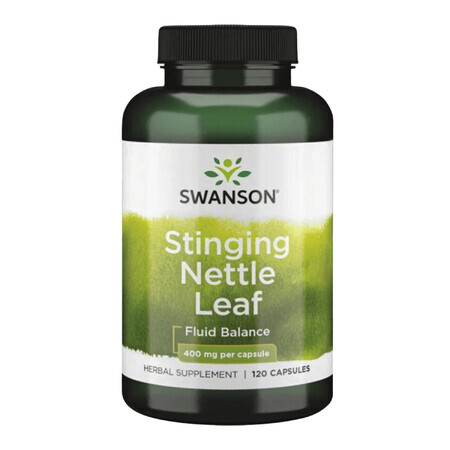 Swanson Stinging Nettle Leaf, nettle leaves, 120 capsules