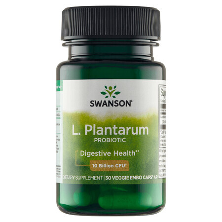 Swanson Probiotics L. Plantarum, 30 capsules