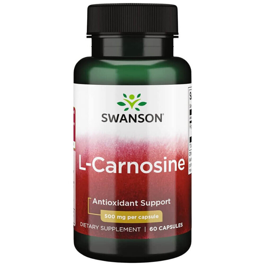 Swanson L-Carnosine, L-Carnosine, 60 capsule