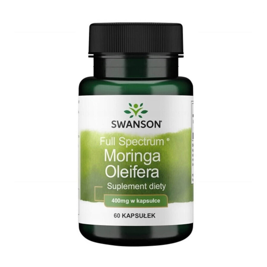 Swanson Full Spectrum Moringa Oleifera, moringa oleifera, 60 capsule