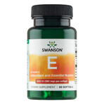 Swanson E, vitamine E 400 IU, 60 capsules de gel